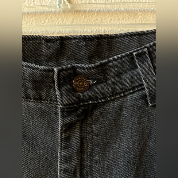 VTG 90’s Lee Gray/Black High Waisted Straight Jeans (Size:30) - Picture 2 of 9